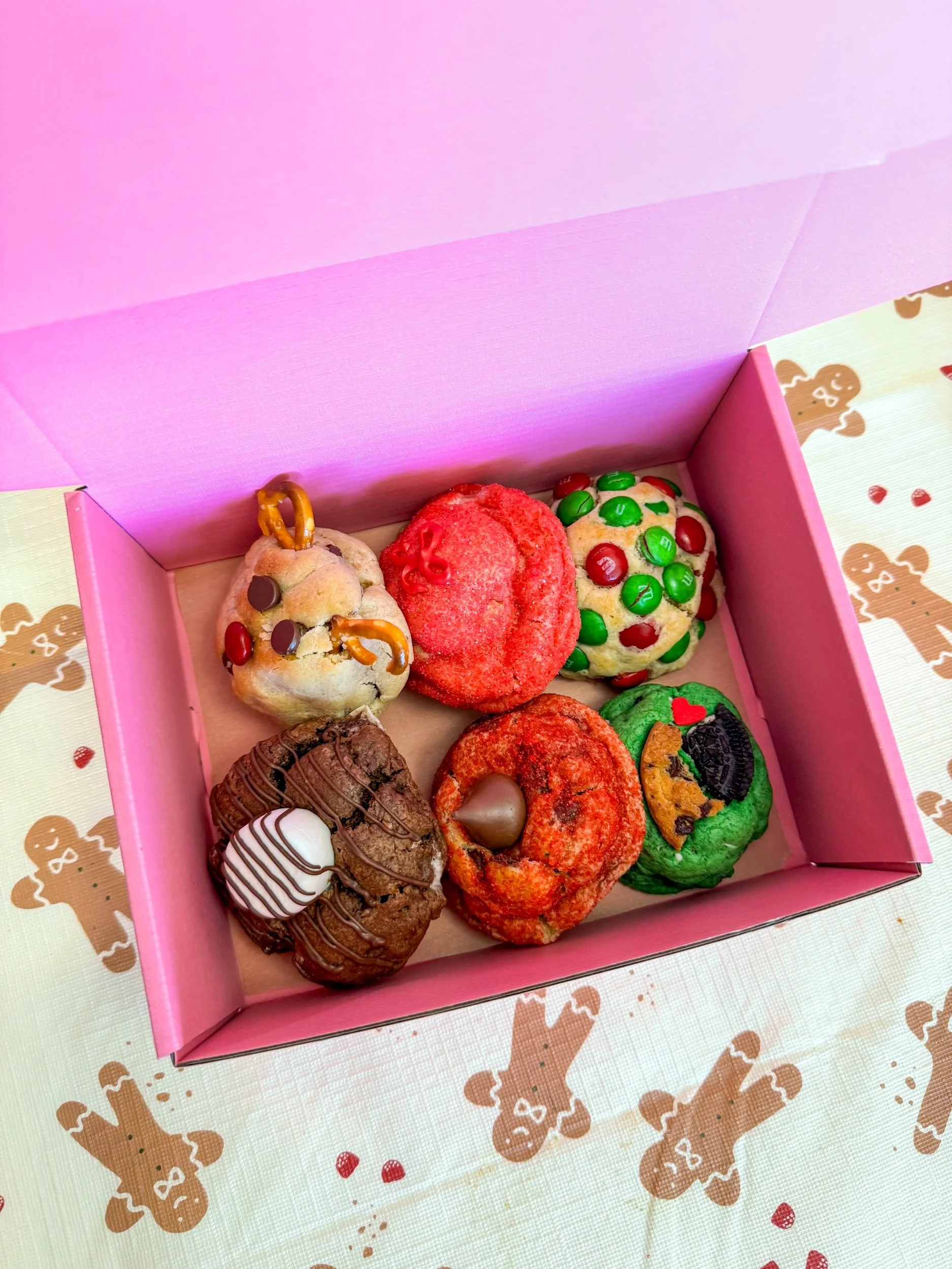 Half Dozen MINI Cookie Box