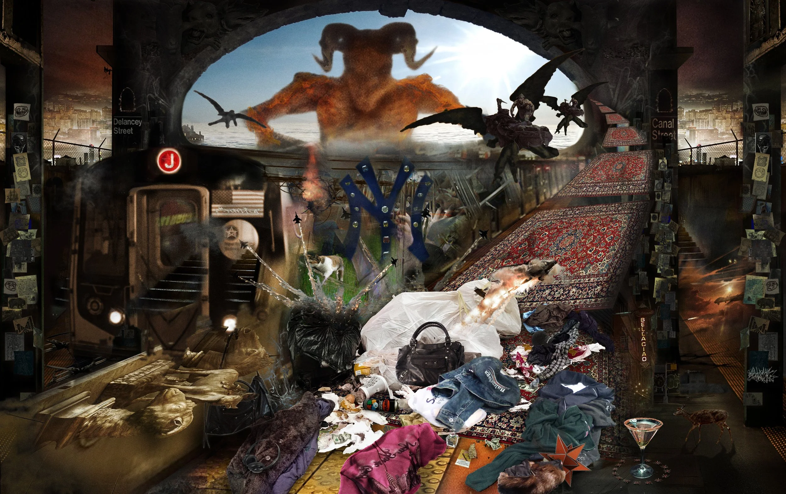 The Digital Altarpiece, 2022
Photoshop Collage
Inkjet print on archival Photo paper
