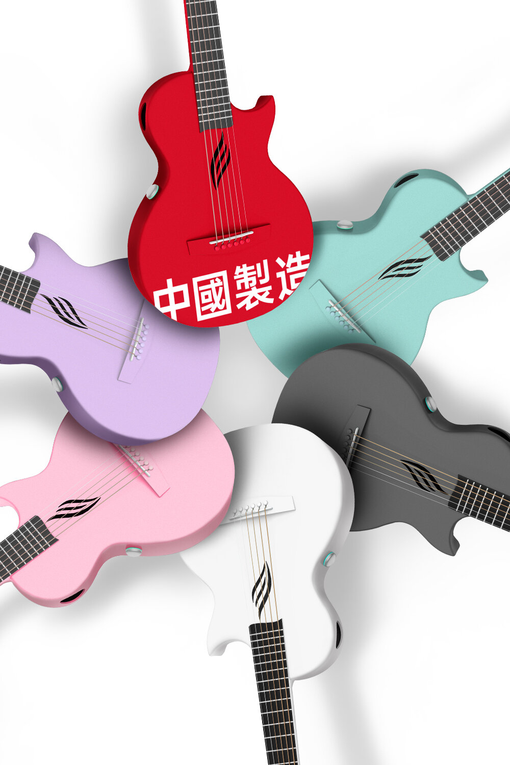Easy and extraordinary performance experience - Ultra-thin, light, sleek, cool and handsome electric guitar shape, perfect suitable for children, traveling, and stage performance, bringing you an easy and extraordinary experience of playing.Perfect suitable for children, traveling, and stage performance!