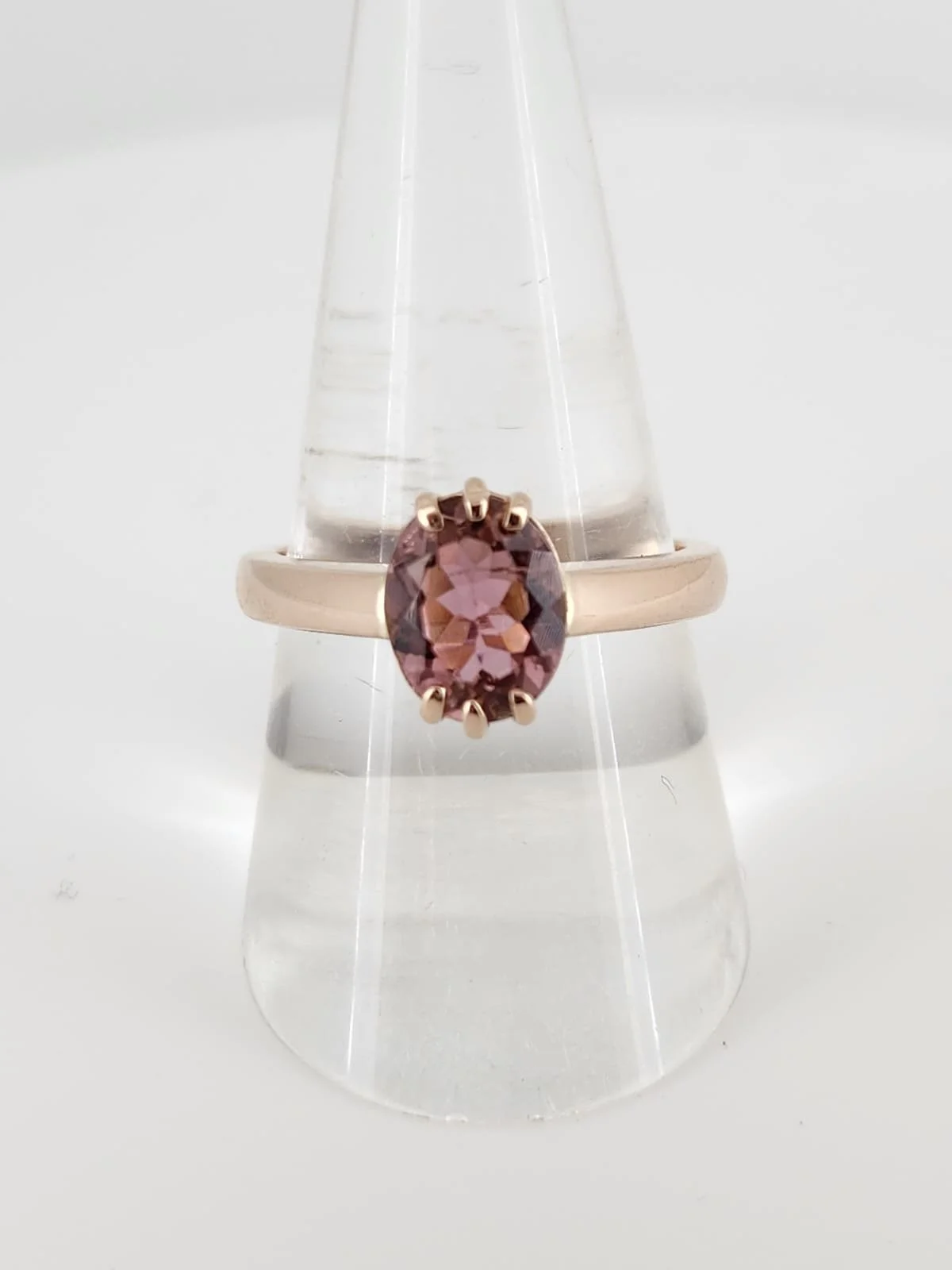 Pink Tourmaline Ring