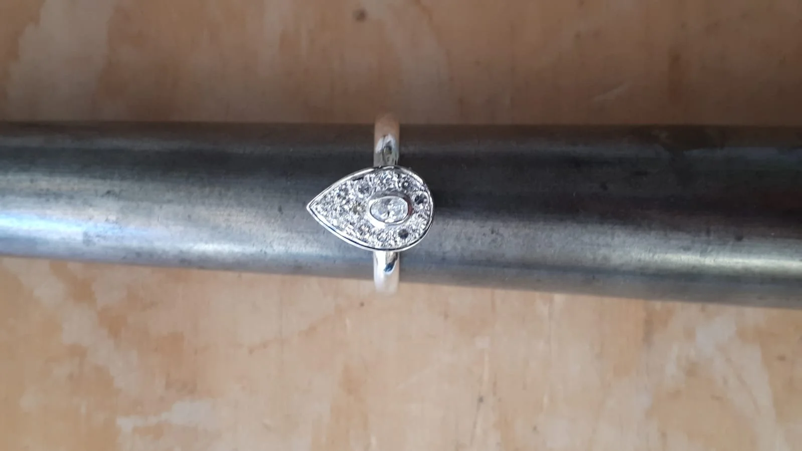 Pear Shaped Engagement Ring