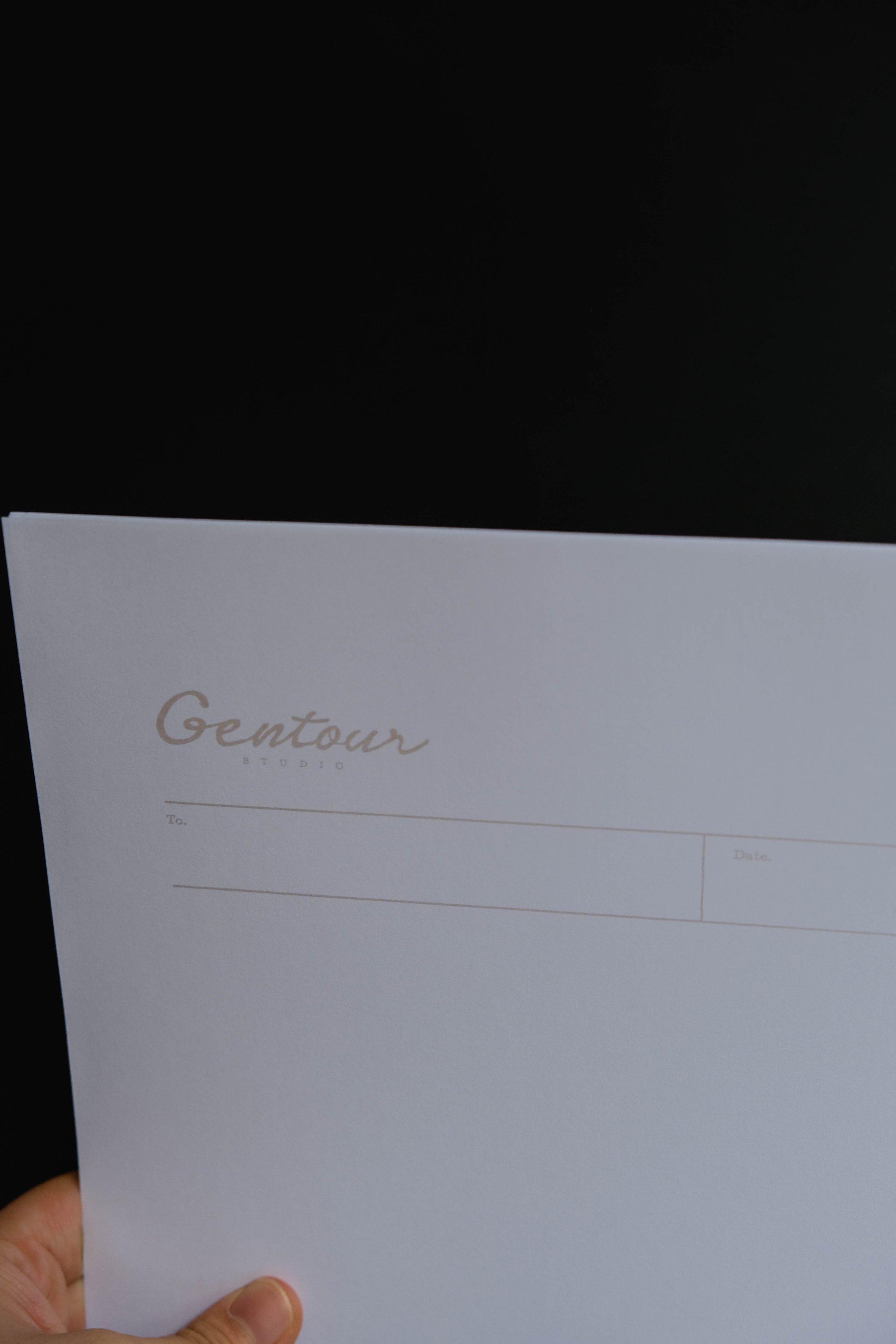 Gentour信紙設計