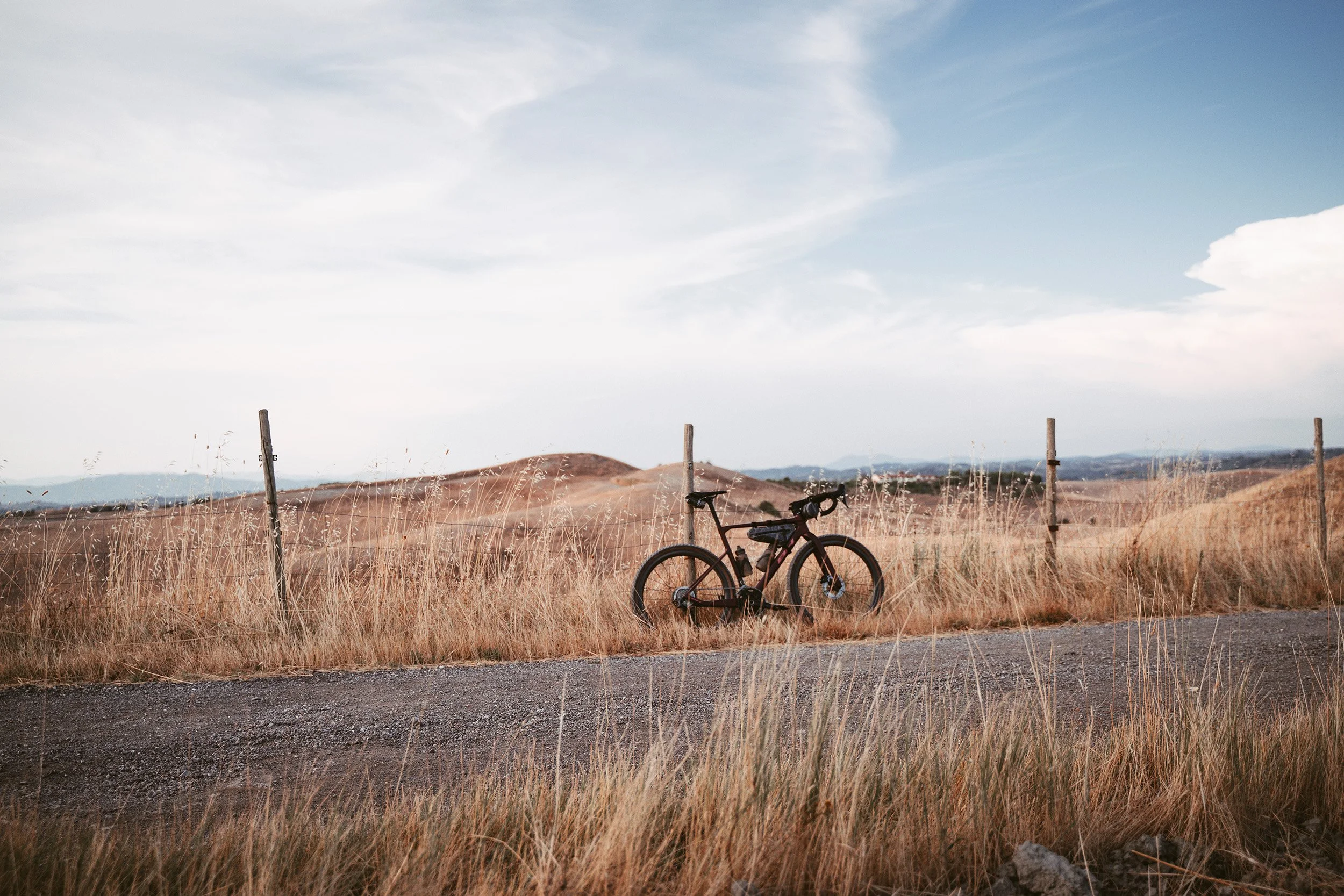 gravel bike tour in Val d'Elsa along the via francigena