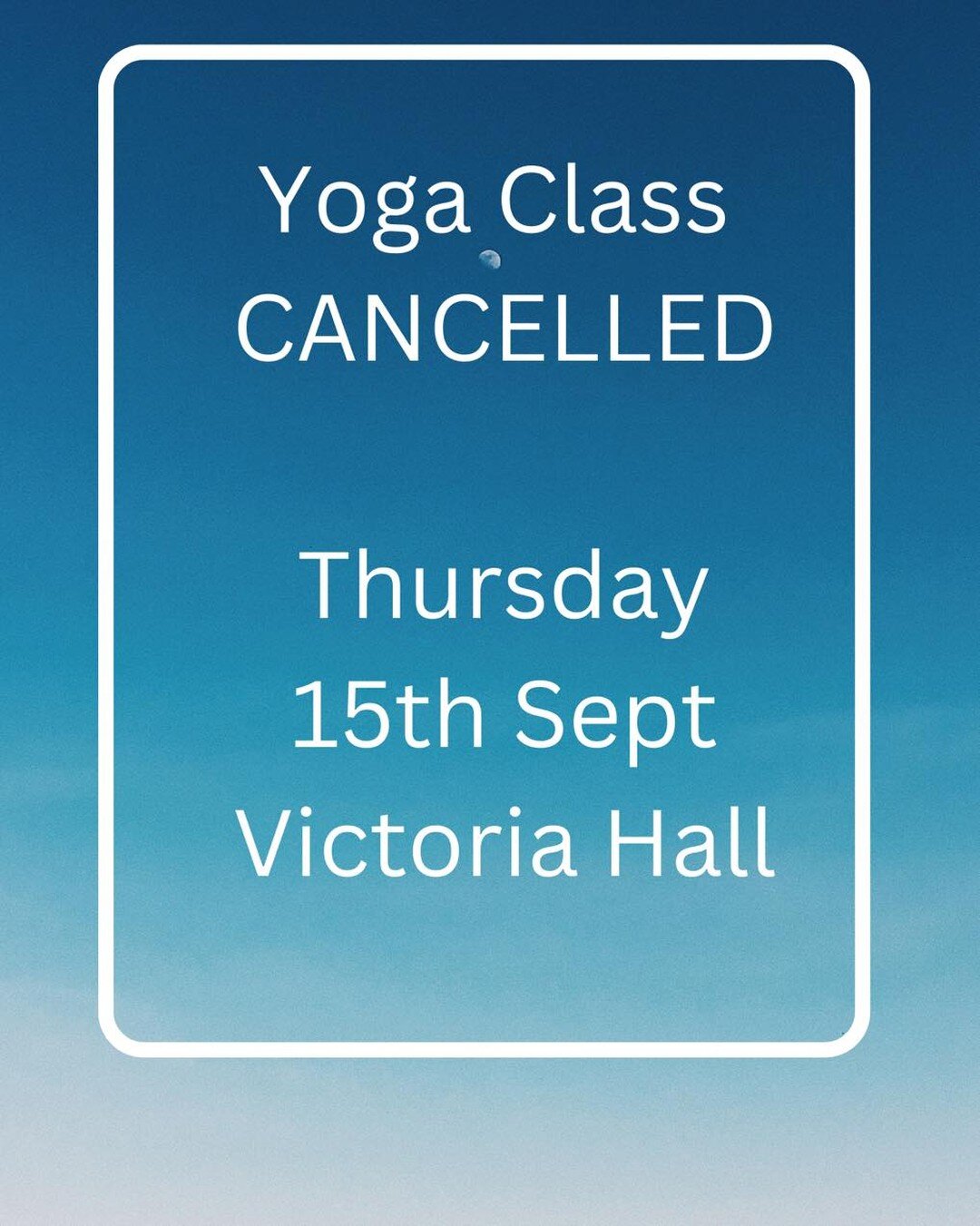 Just a reminder that there is no class tomorrow in Broseley due to a council meeting in the hall.  Back next week! X