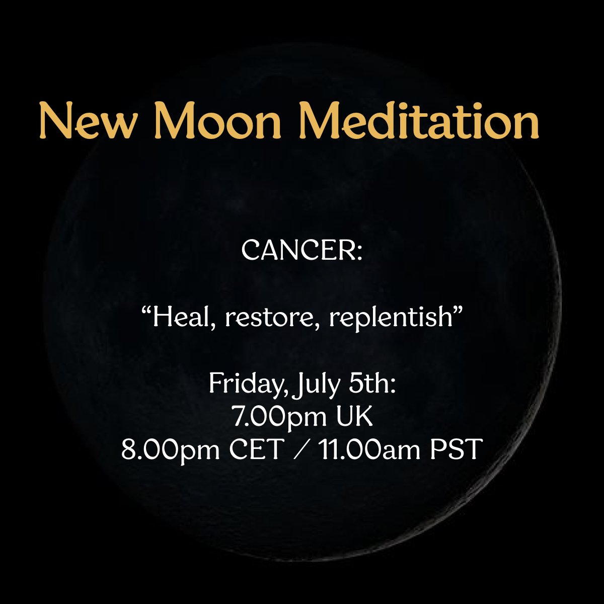 New Moon Meditation - Cancer