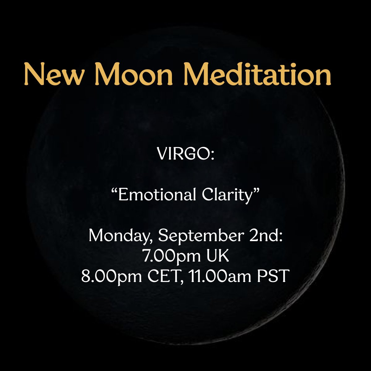 New Moon Meditation - Virgo