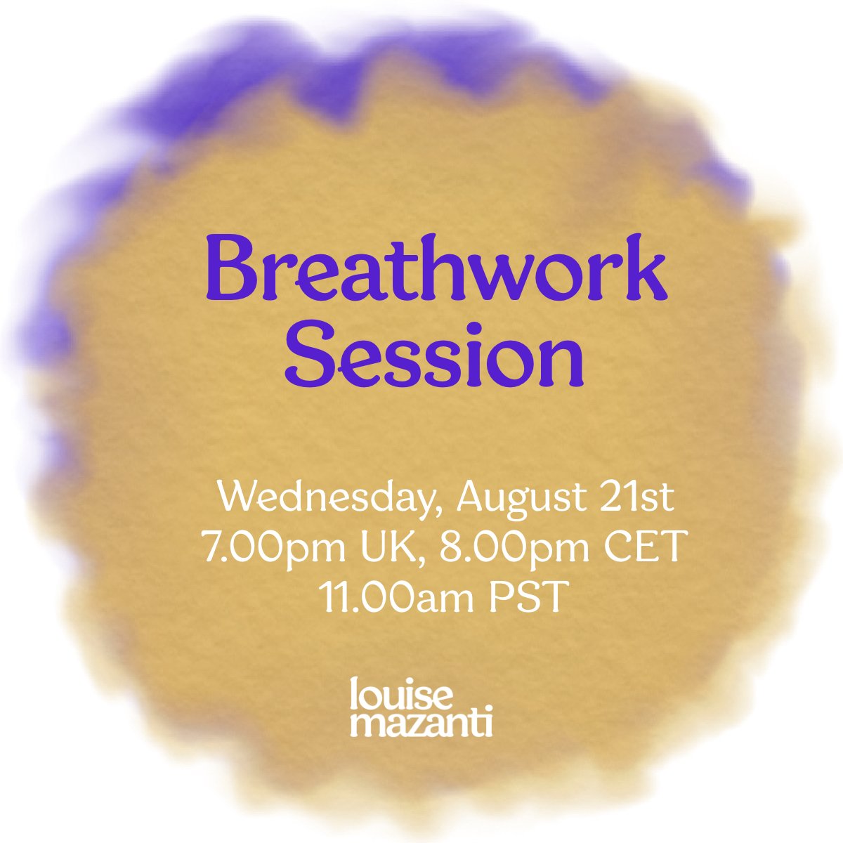 Breathwork session August