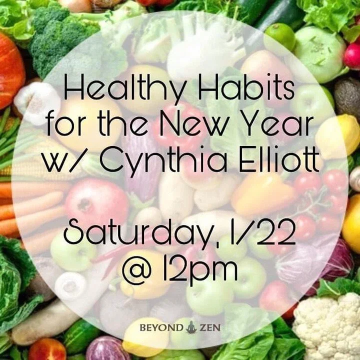 It&rsquo;s getting close! If you haven&rsquo;t signed up yet and want to join me , head on over to @beyondzenstudio or give them a call. I&rsquo;m excited to share some good ways to create some healthy habits for the new year and on. If you know anyo