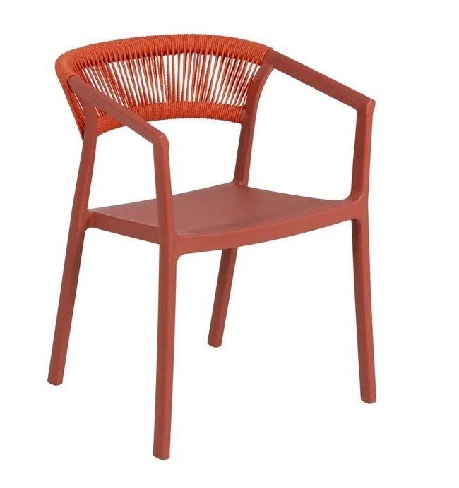 4 FAUTEUILS CADAQUES TERRACOTTA OUTDOOR