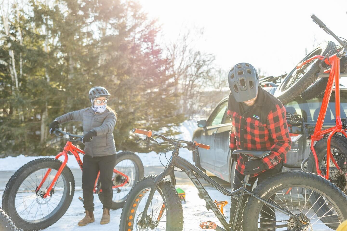 Who else is patiently waiting for that snow to drop so we can get the fat bikes out??❄️