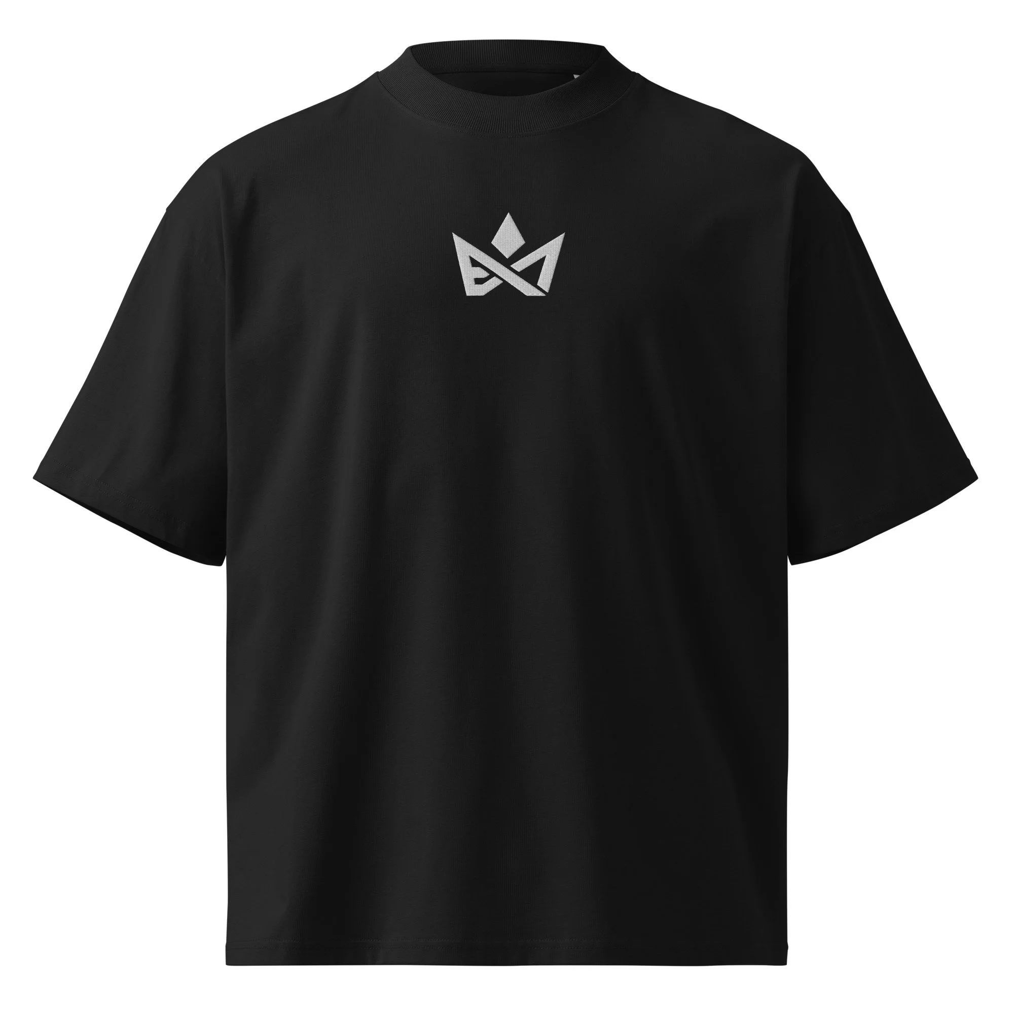 SIMPLE oversized high neck t-shirt