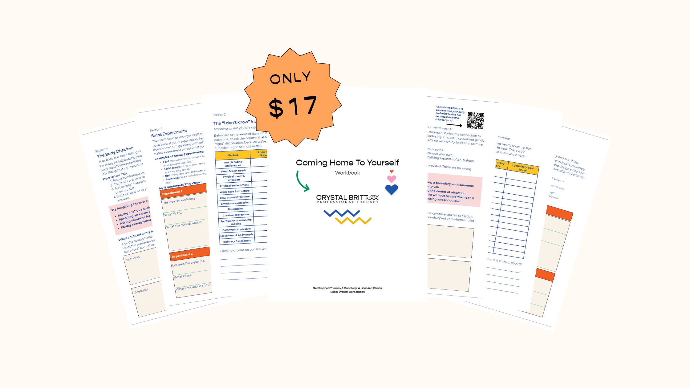 Self-Compassion Workbook for Neurodivergent Adults