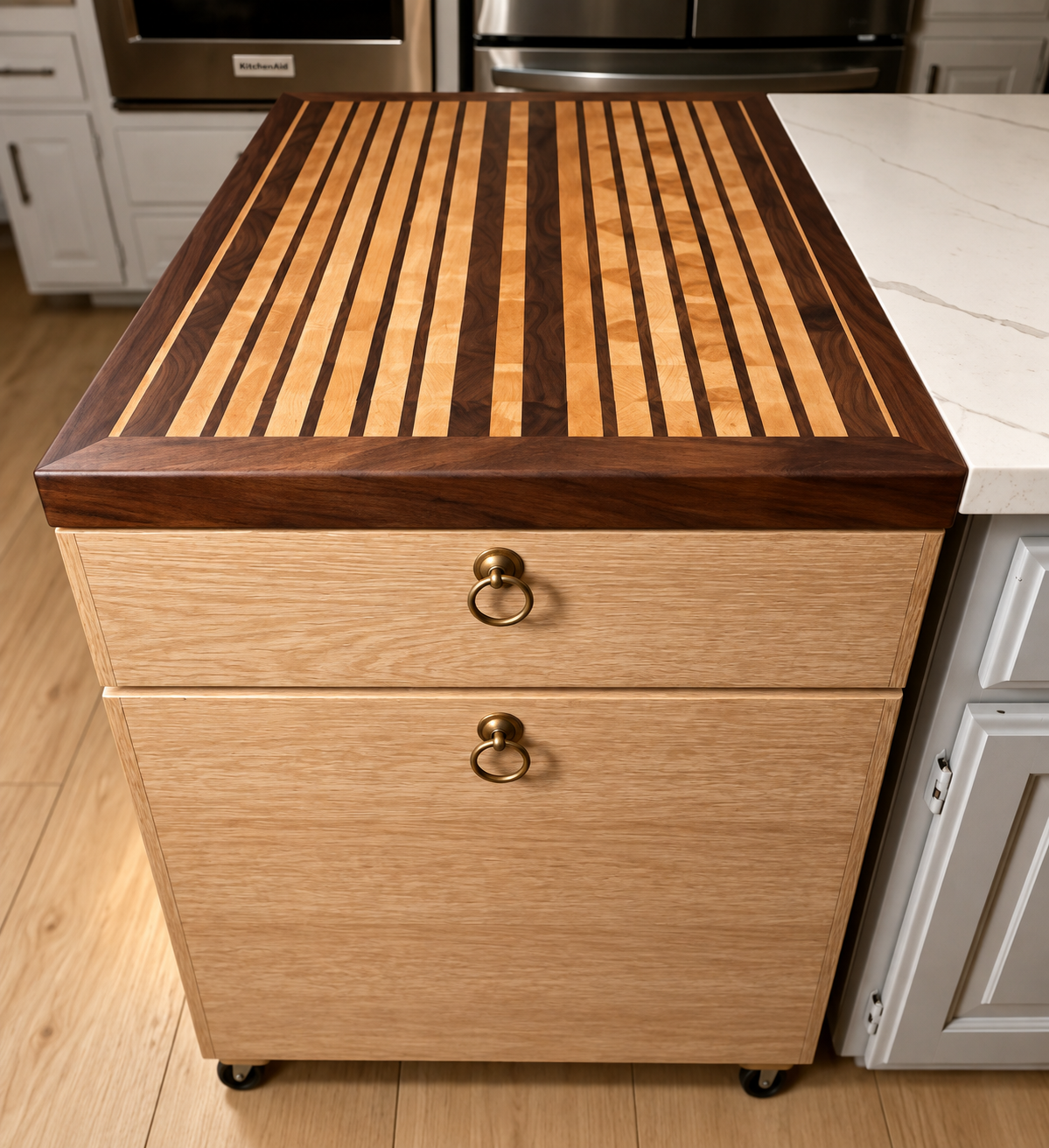 Butcher Block Cart