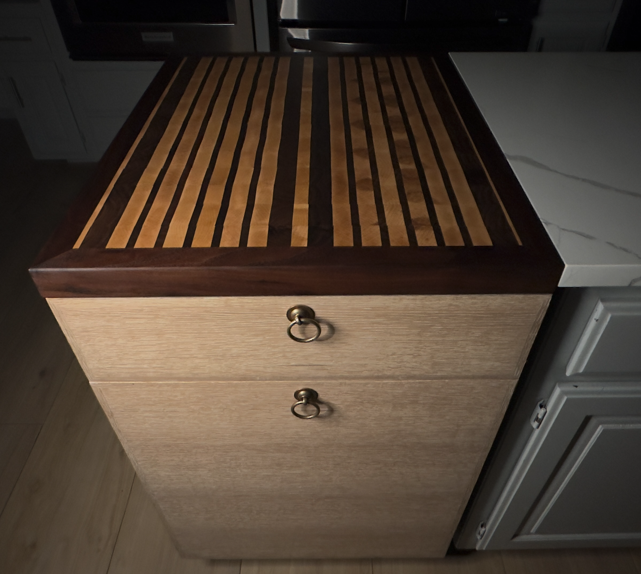 Butcher Block Cart