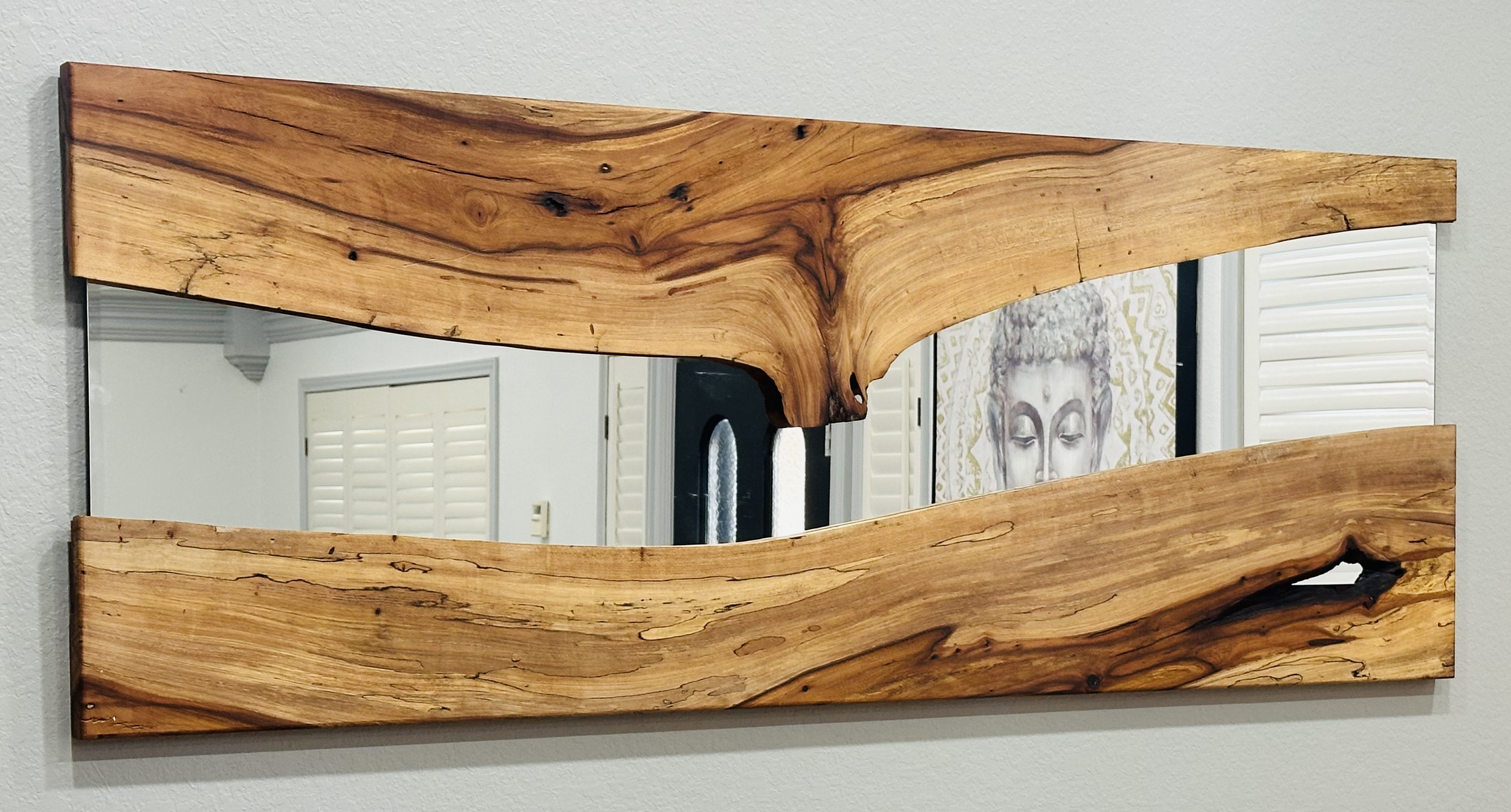 Rustic Live Edge Mirror - DIY