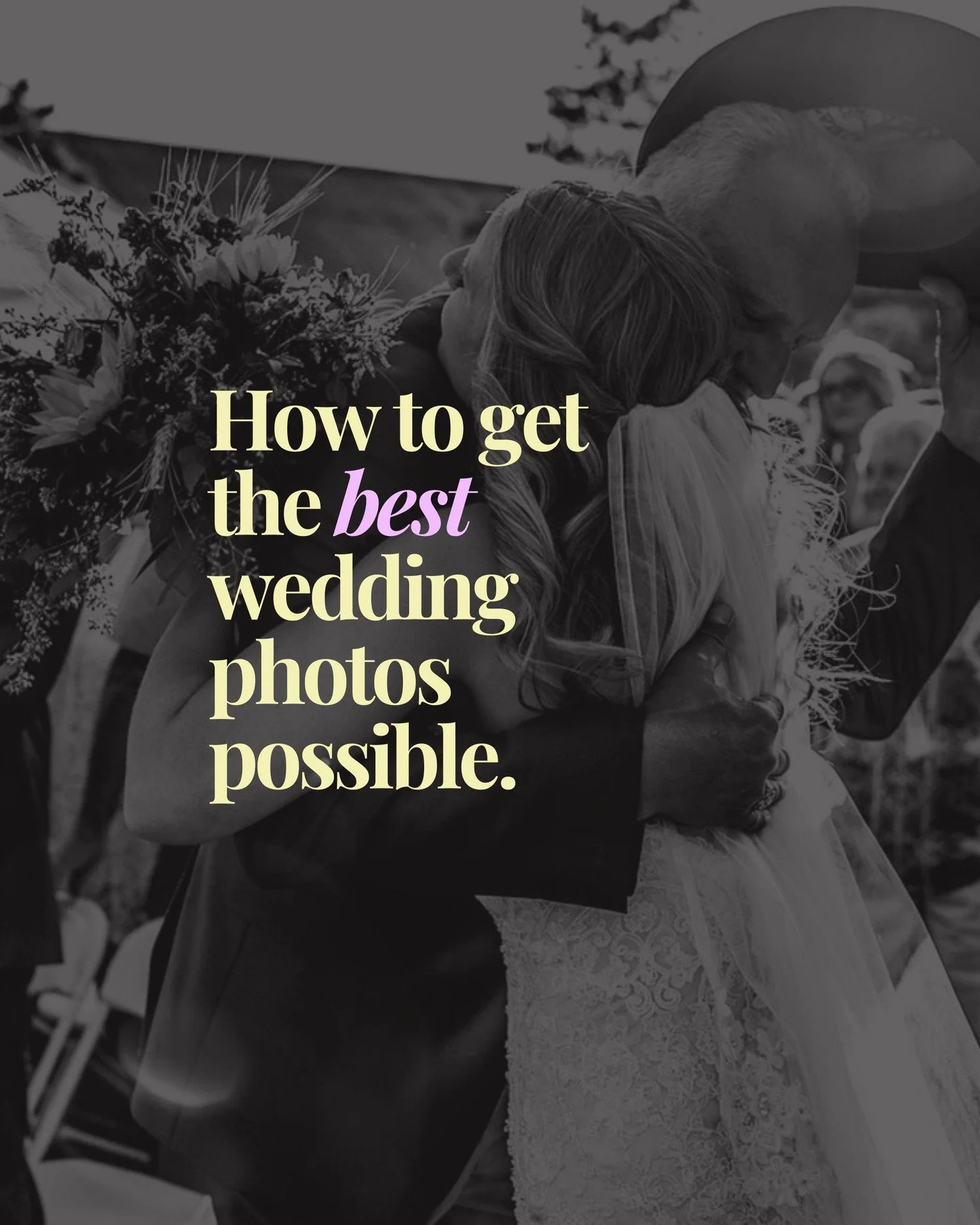 ✏️ ❤️Fun fact- I've photographed enough weddings to know that the best pictures happen when we do the work upfront. 

You get to pick how your wedding goes. Happy couples = less stress and ultimately better photos (because you&rsquo;re having fun!!)
