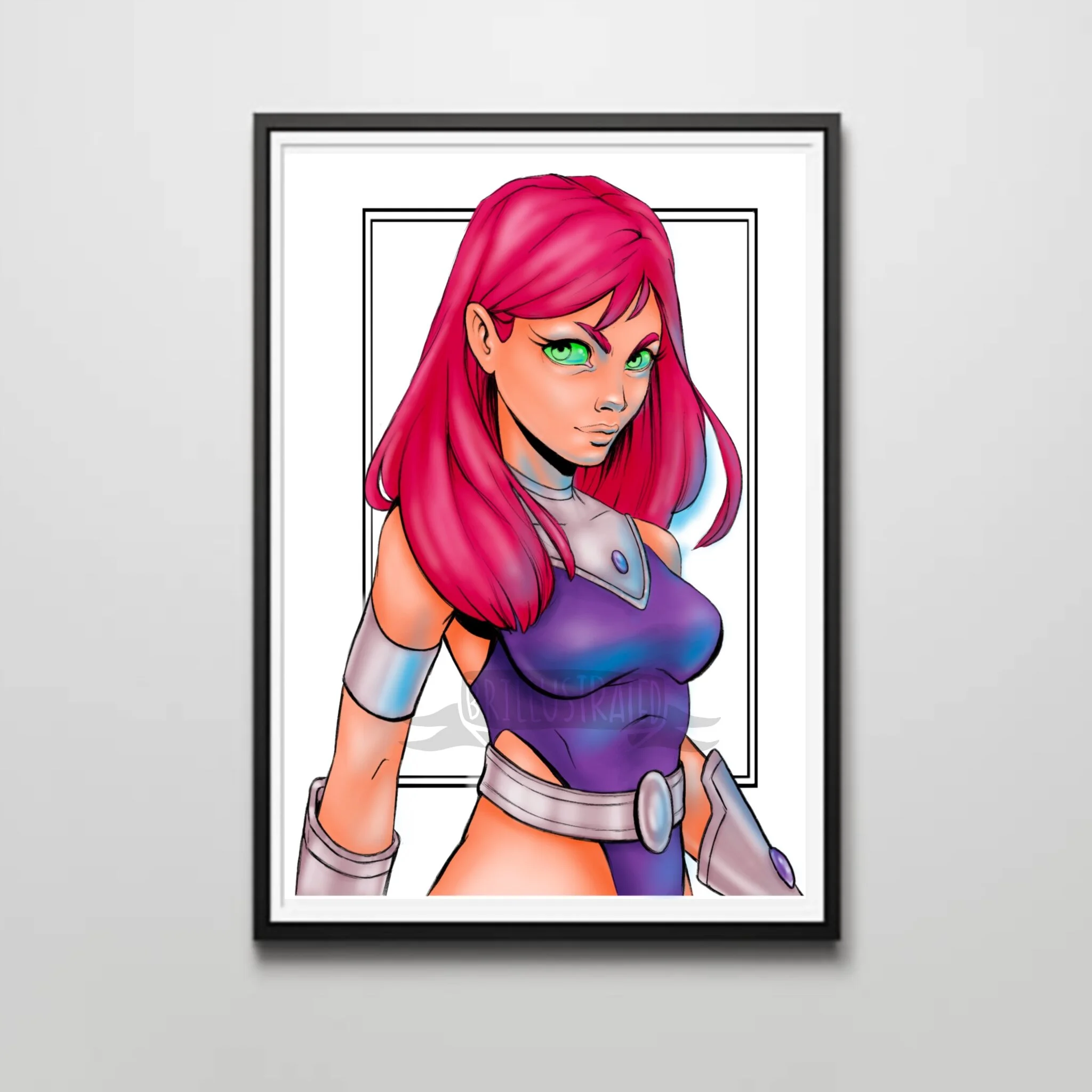 'Tamaran' - digital illustration print