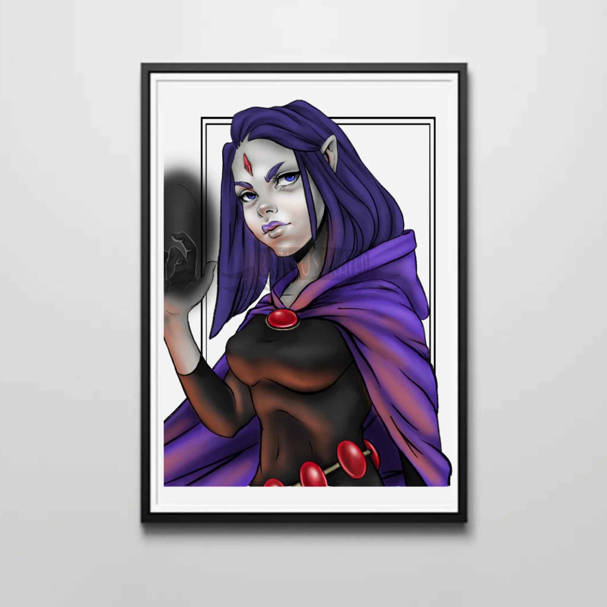 'Rachel' - digital illustration print