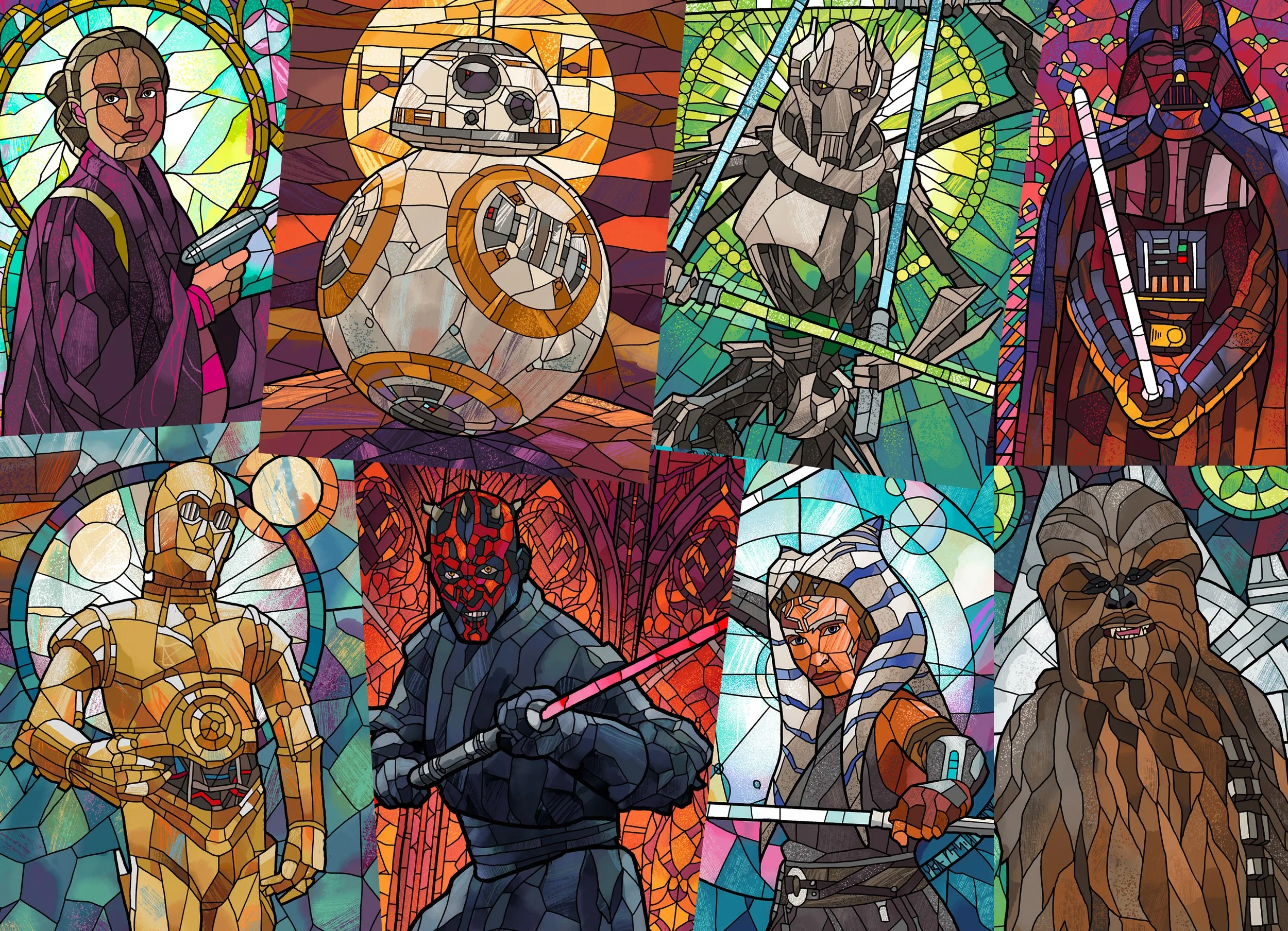 Topps Civilized Age Art cards in STAR WARS