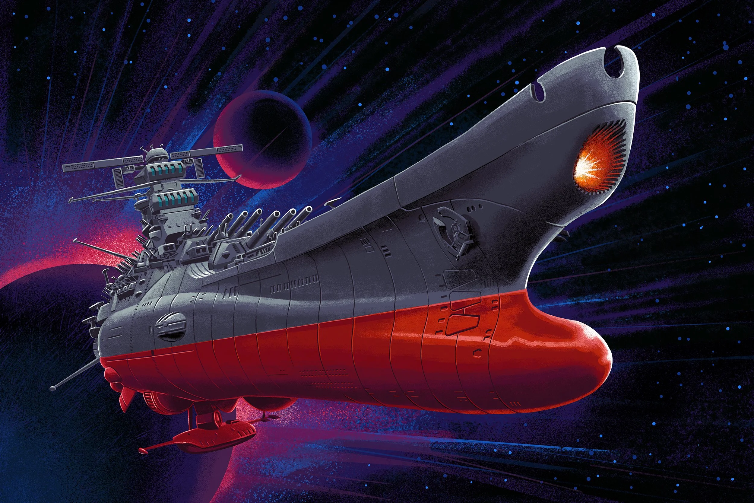 Starblazers Battleship Yamato