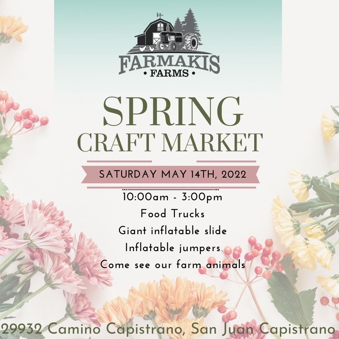 Spring Craft Market at Farmakis Farms
