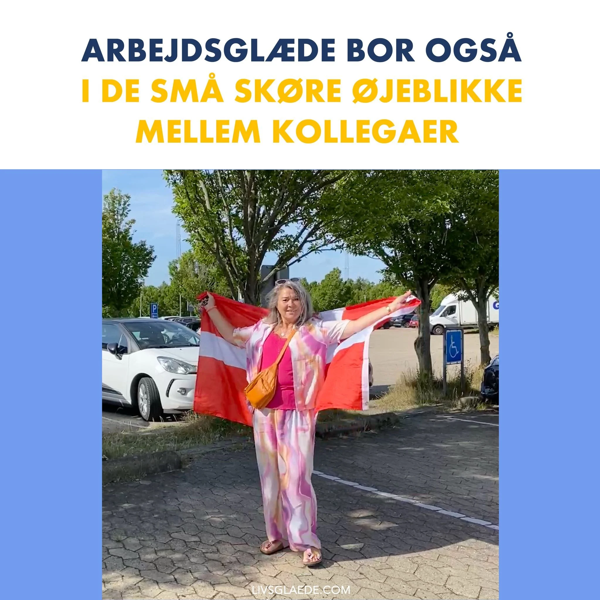 ARBEJDSGL&AElig;DE BOR OGS&Aring; I DE SM&Aring; SK&Oslash;RE &Oslash;JEBLIKKE MELLEM KOLLEGAER 😄

Der var en dag, hvor vi var p&aring; vej ud til en kunde, hvor jeg for sjov sagde til Helle, at jeg gerne ville hentes ved toget i Olsen Banden-style.