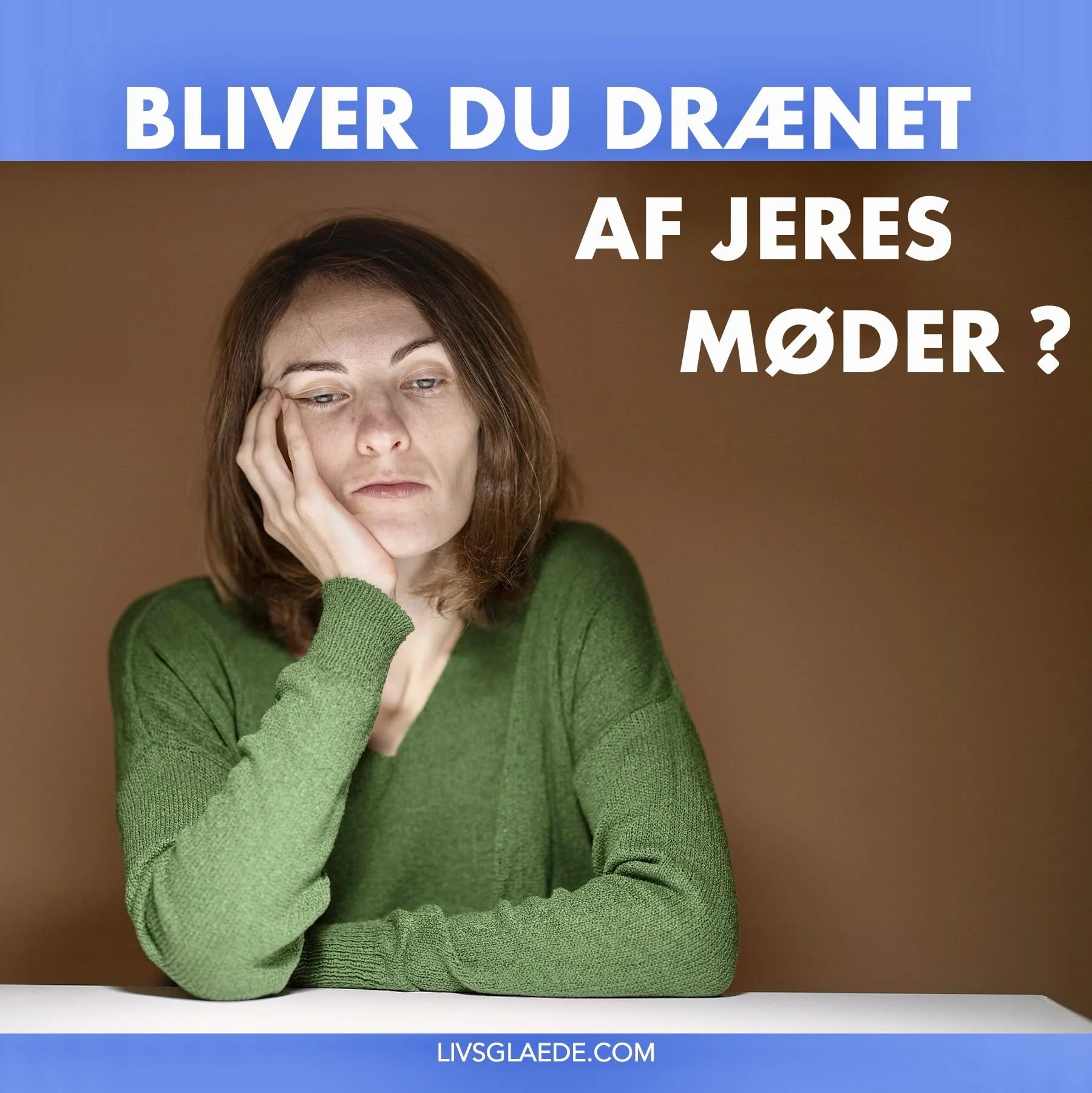 M&Oslash;DER LYVER IKKE. DE AFSL&Oslash;RER JERES KULTUR.

Der findes m&oslash;der, hvor energien stiger, id&eacute;er flyver, og mennesker vokser. Og s&aring; findes der m&oslash;der, hvor stilheden larmer &ndash; og modet langsomt forsvinder.

De f