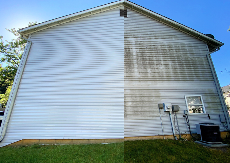 House washing Charlotte NC — clean residential siding