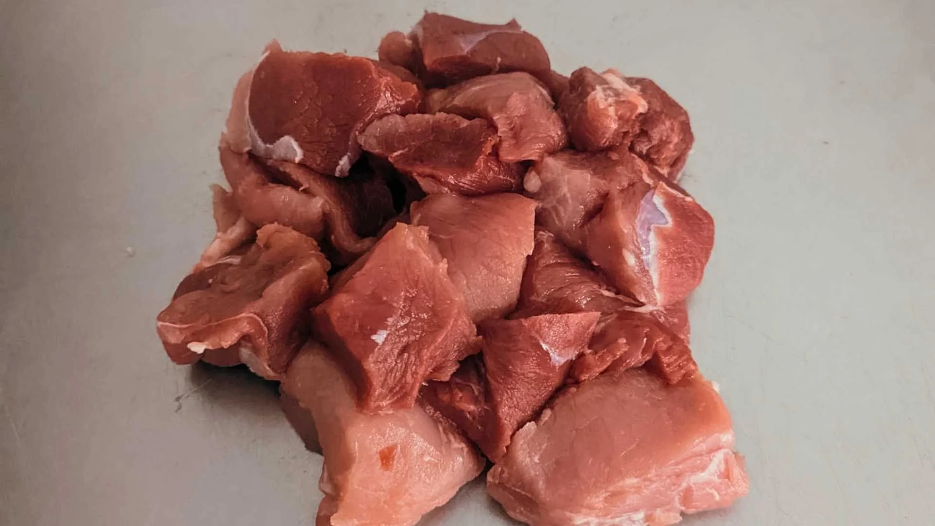 Diced Welsh Pork Leg
