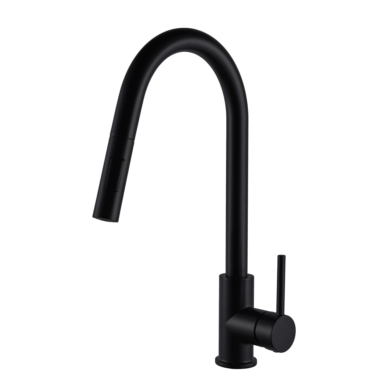 Rivera black kitchen faucet 