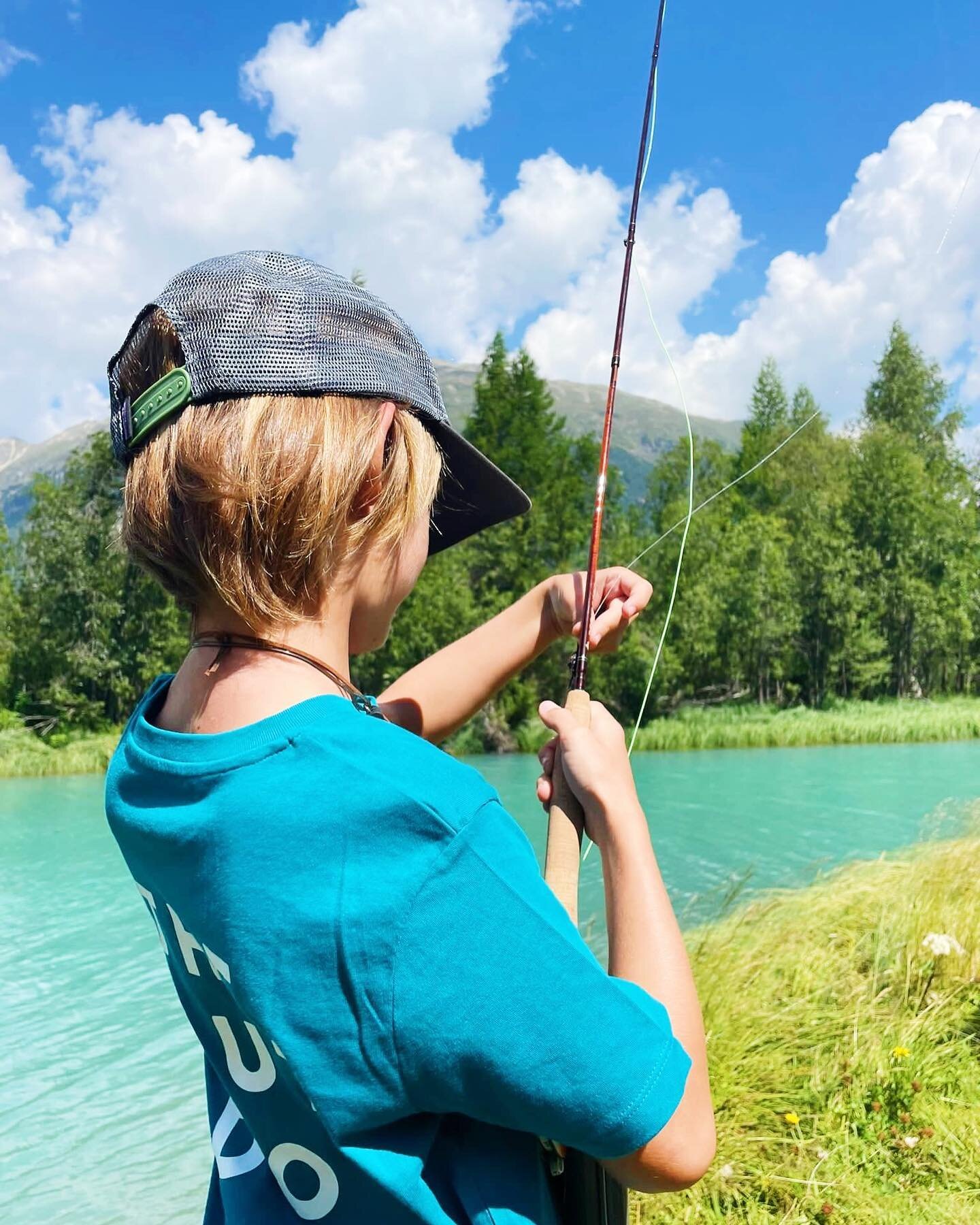 Week 4 summer kids camp! Fishermen's skills ✅ 

Who will be with us next Monday? 
We are waiting for you! 😍

📩 Info@theoutdoors-stmoritz.com