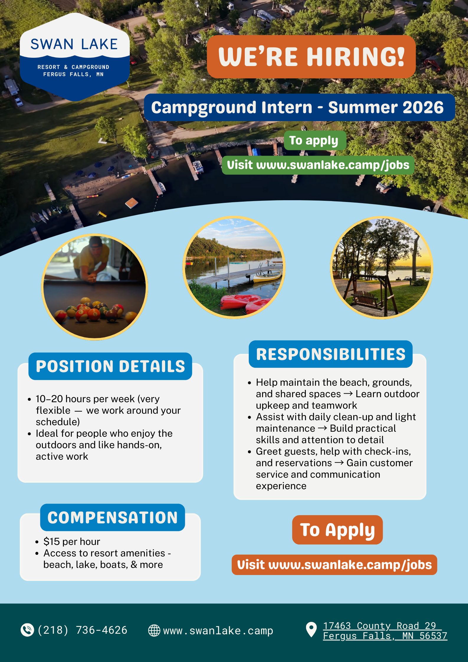 Seasonal Camping — Swan Lake Resort & Campground