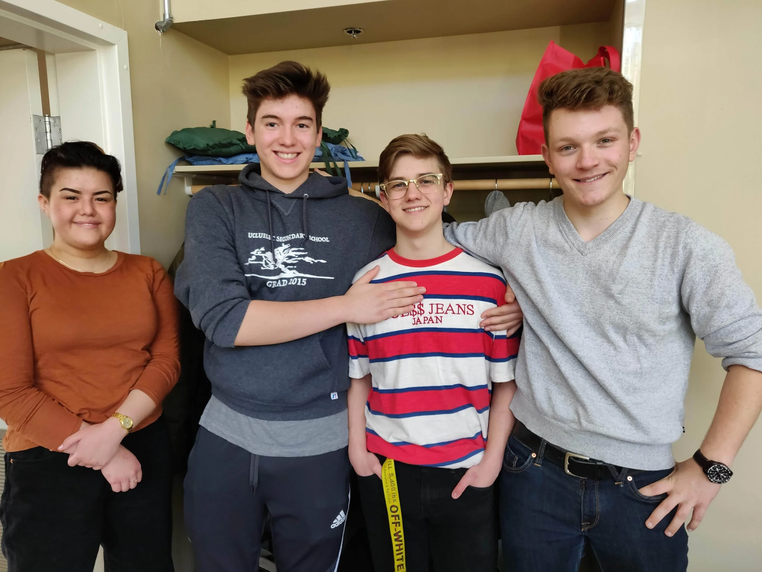 Teen volunteers