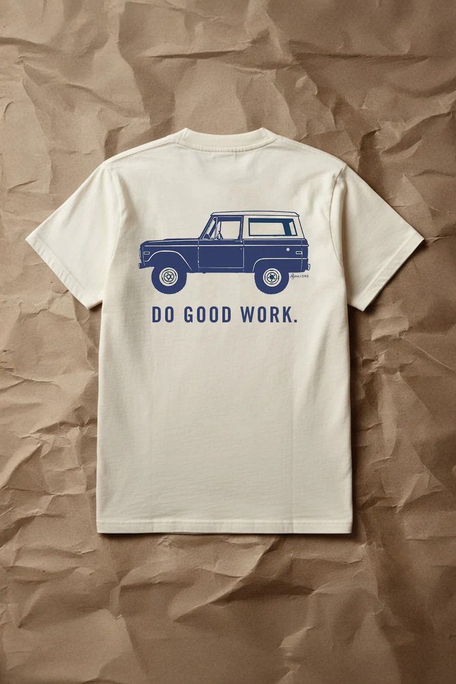 AGASO x SKU "GOOD WORK" TEE