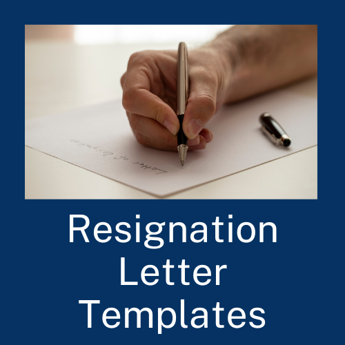 Resignation Letter Templates