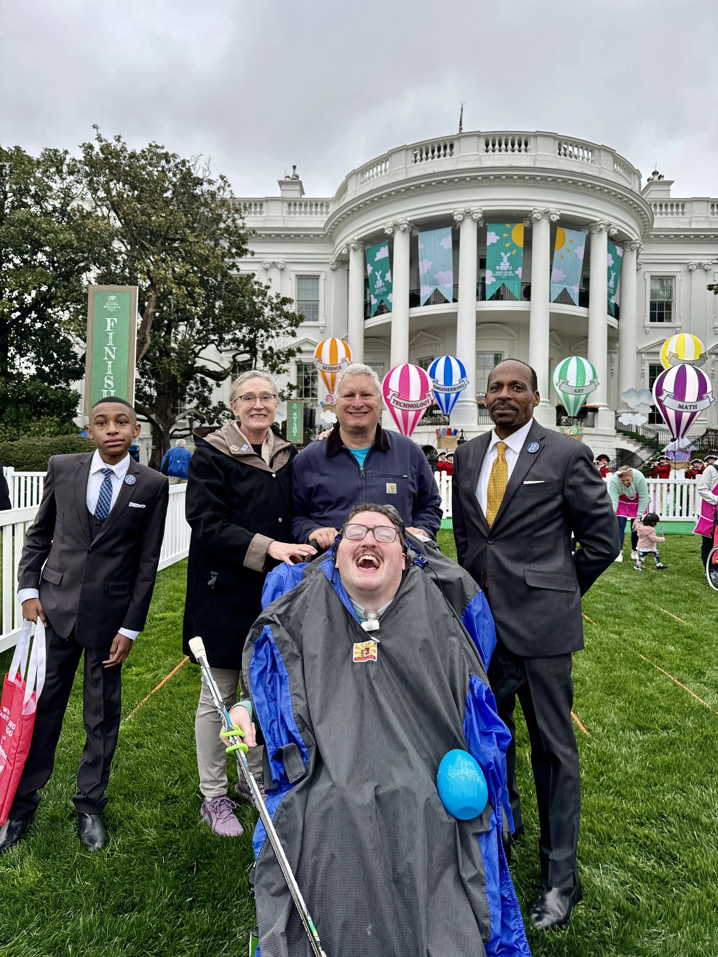 Rob with family & friends at the White House