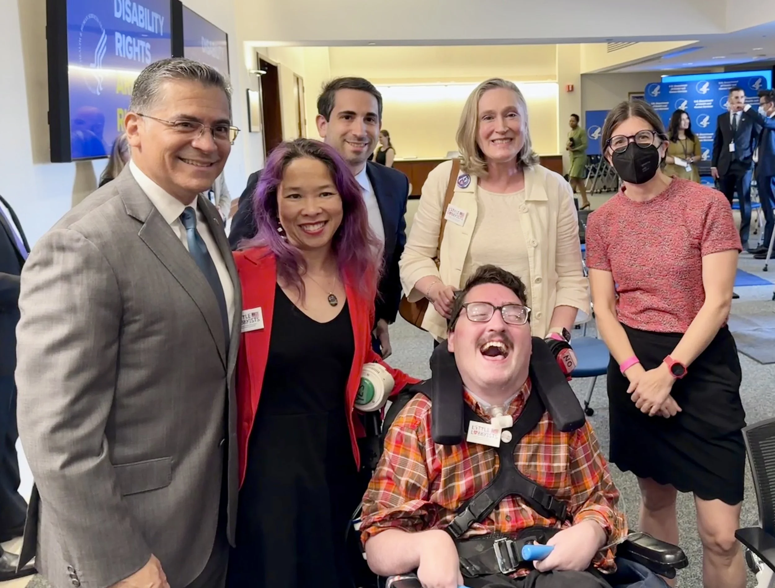 Rob meets Secretary of Health & Human Services Xavier Becerra