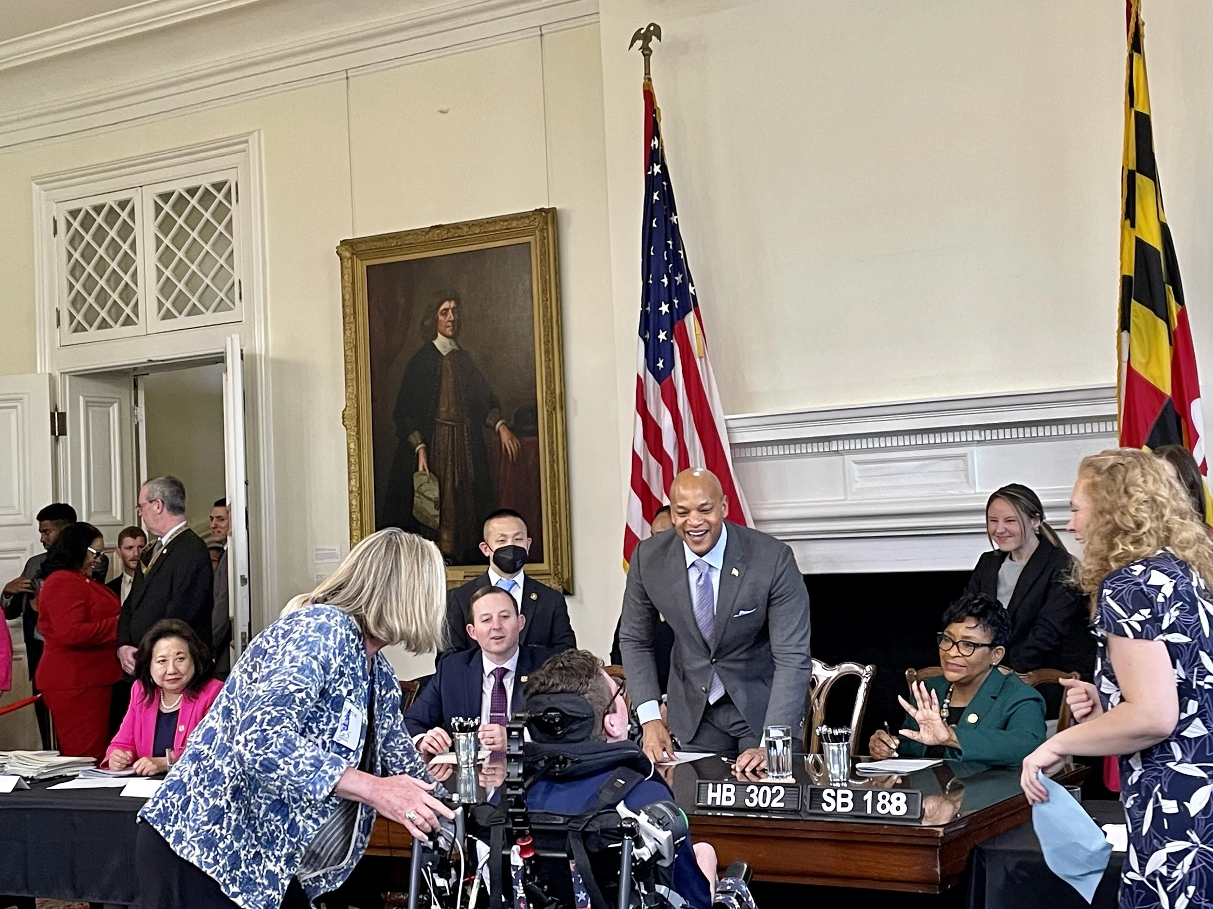 Rob meets Governor Wes Moore of Maryland