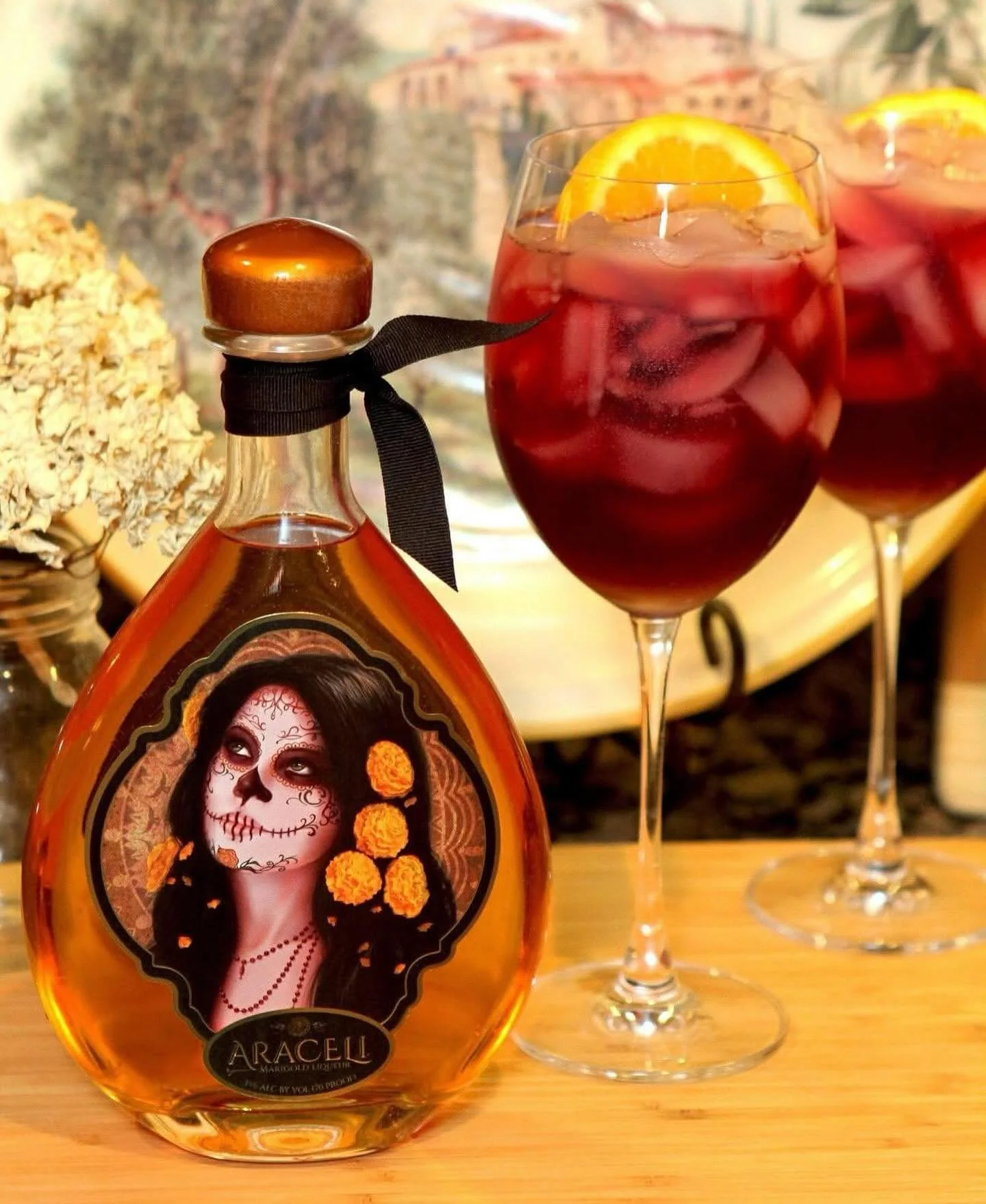 Araceli &amp; Sangria! 🩷✨🧡
Just add ice!
#linkinbio
#aracelimarigoldliqueur #araceli #original #marigold #liqueur #marigoldliqueur #holidaycocktails #holidaydrinks #oneofakind #aracelisangria #delicious #EnjoyResponsibly #happyholidays