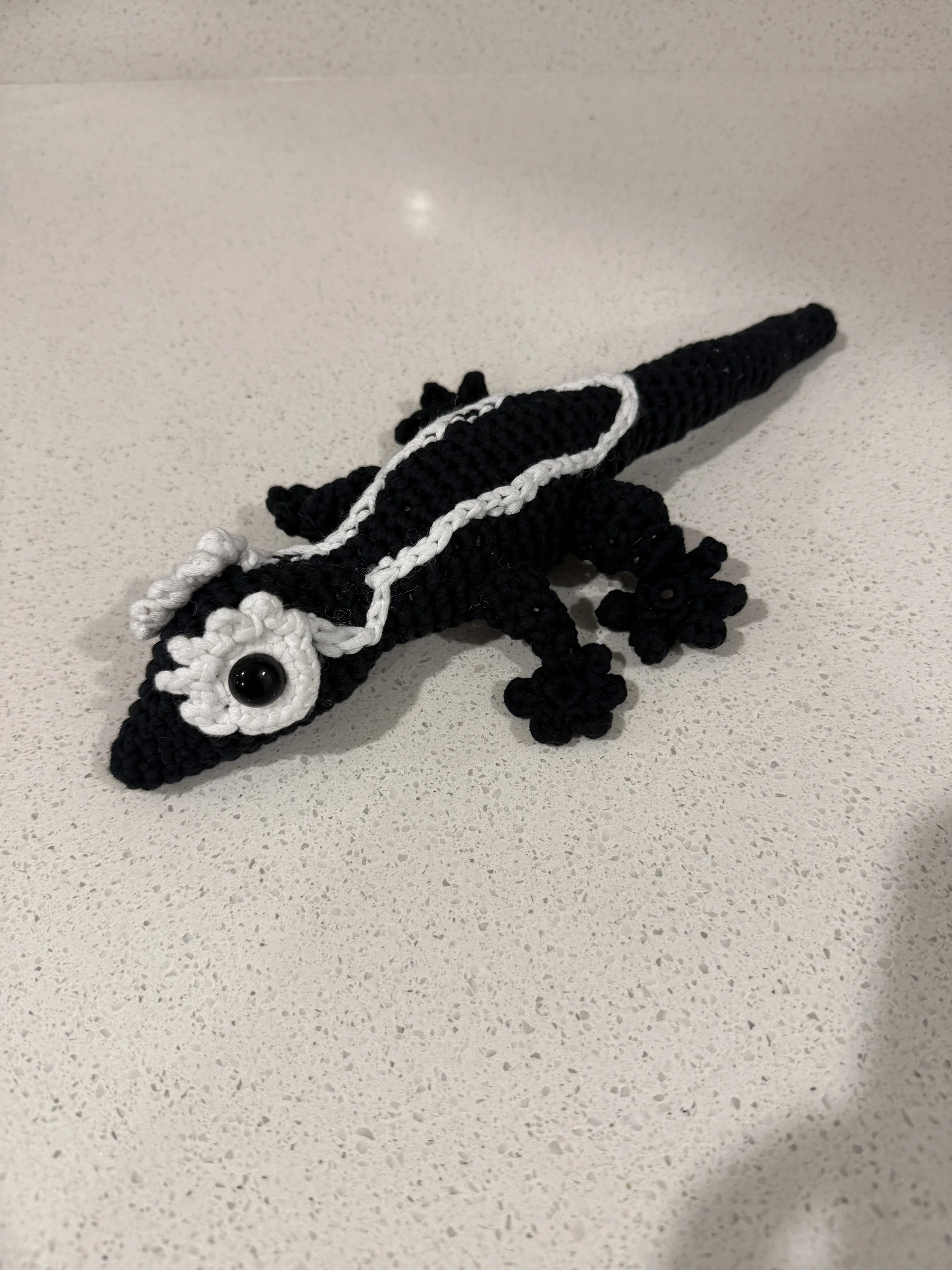 Crochet Crested Gecko