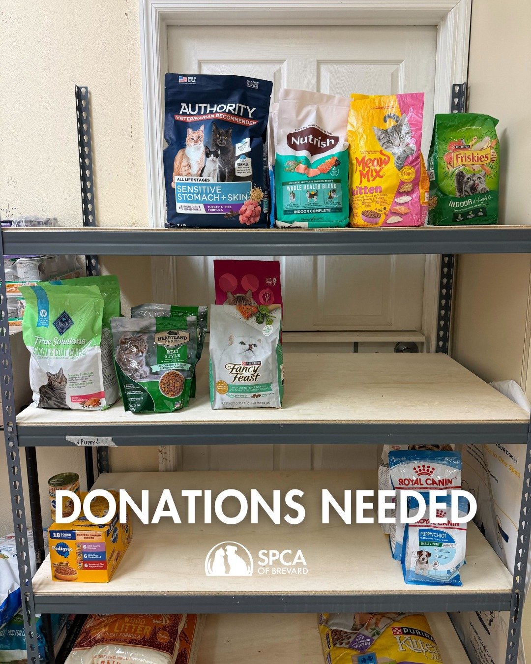 Wish List Wednesday 🐾✨

We&rsquo;re reaching out for a little extra help this week! Our Community Pet Pantry has seen an influx of families in need of pet food over the past few months and we&rsquo;re running low on supplies. You can donate any kind