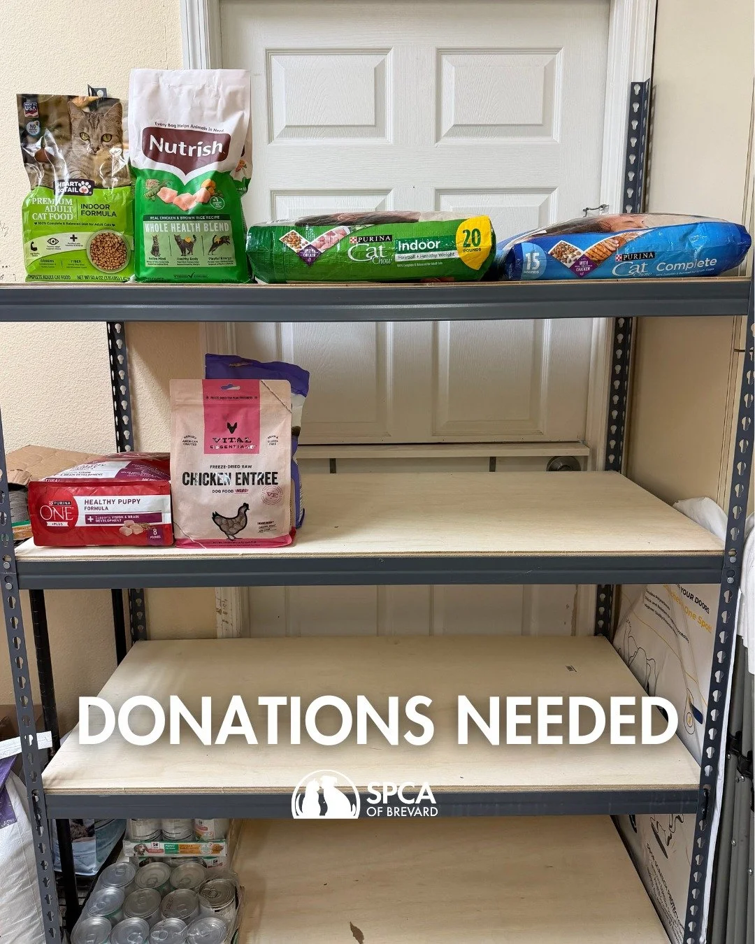 Wish List Wednesday 🐾✨

Our Community Pet Pantry has seen an influx of families in need of pet food and we&rsquo;re running low on supplies. You can donate any kind of dry pet food and it will go directly to help local families and their pets. 

How