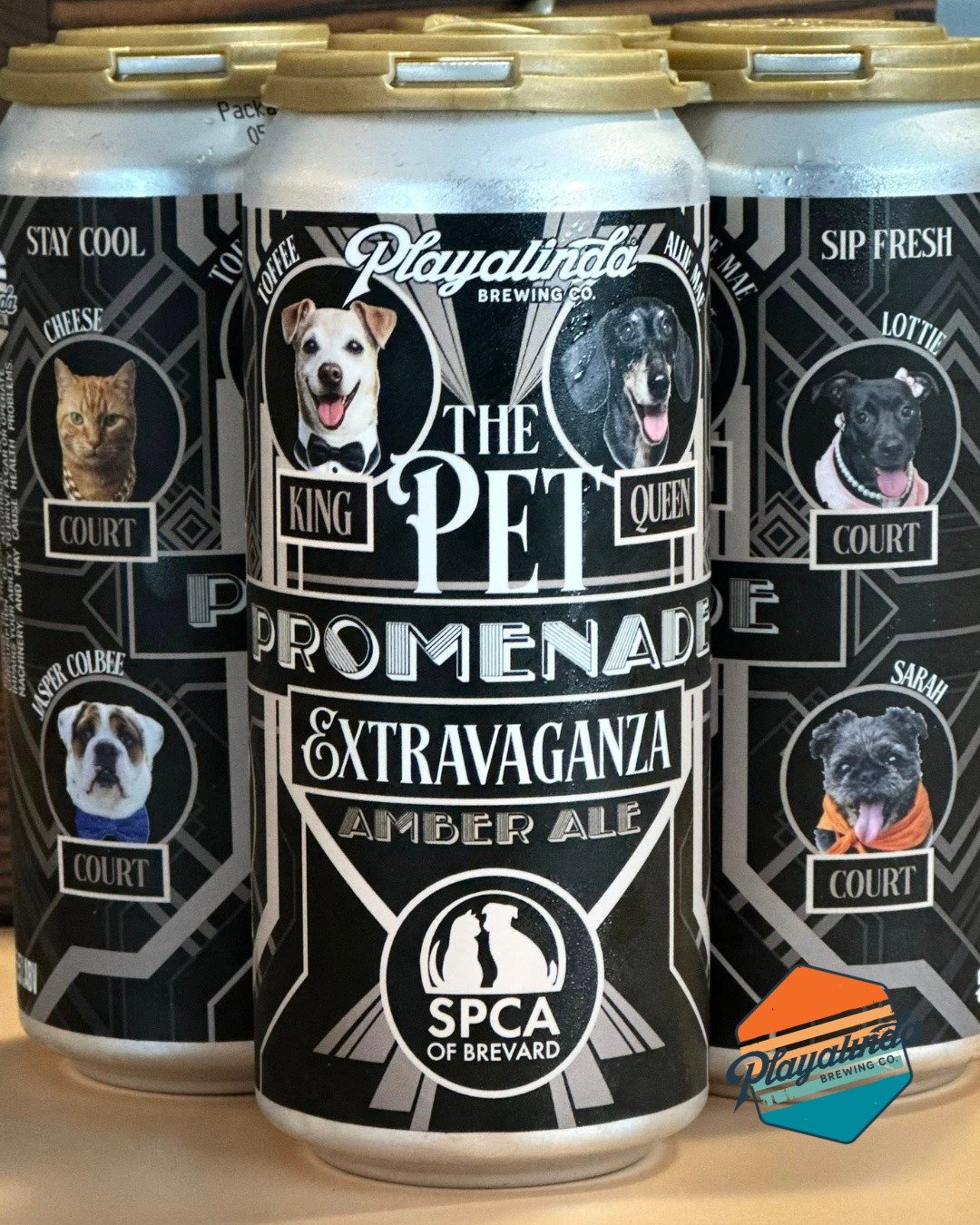 Already thinking about your Thirsty Thursday &ldquo;Yappy&rdquo; Hour plans? 🍻🐾

Why not swing by our friends at @playalindabrewingcompany  and try their brand-new special brew &mdash; The Pet Promenade Extravaganza Amber Ale (pssst&hellip; it is R