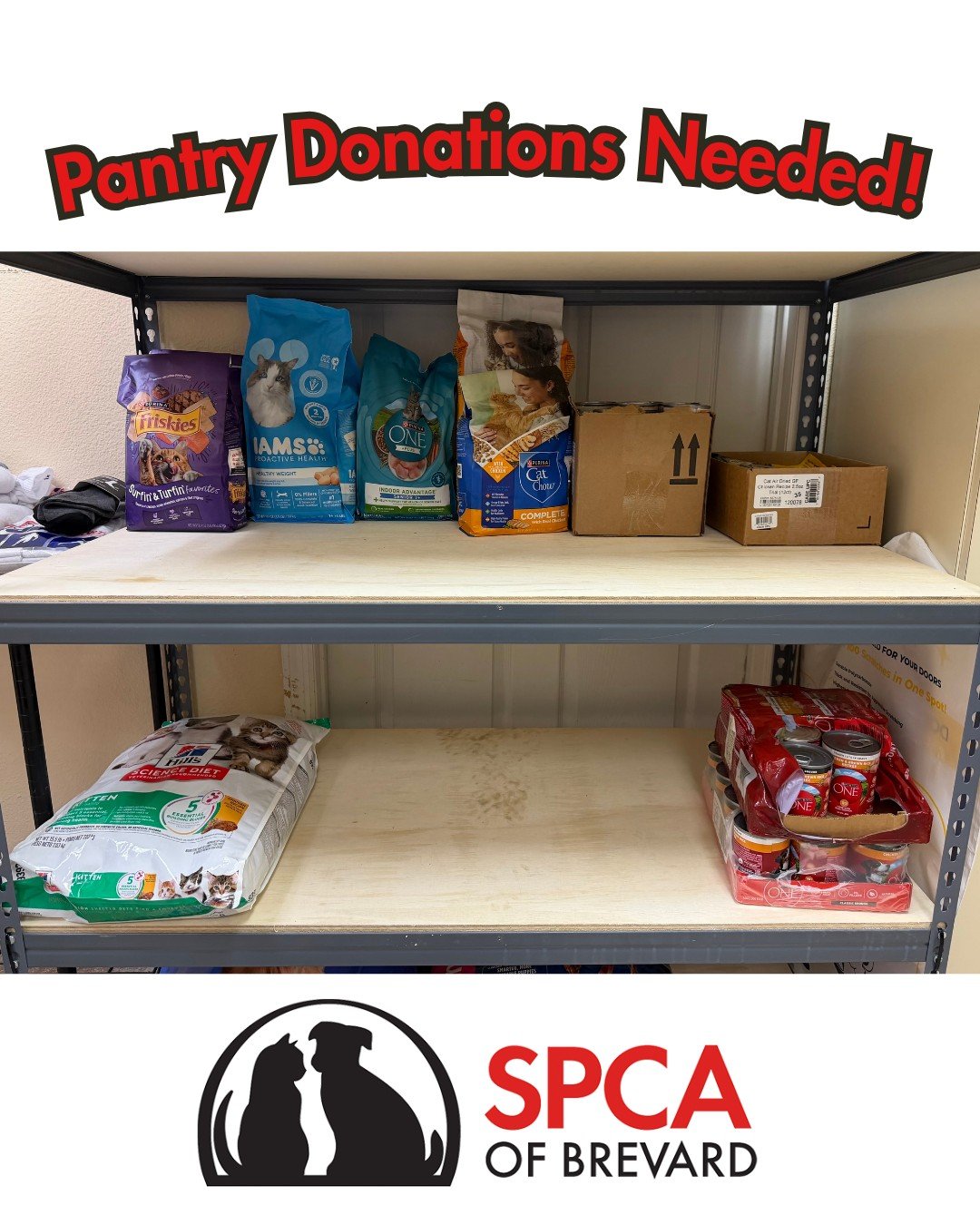 Wish List Wednesday 🐾✨

Our Community Pet Pantry has seen a big increase in families needing support over the past few months, and we&rsquo;re starting to run low on supplies. Your donation&mdash;no matter how small&mdash;can make a huge difference 