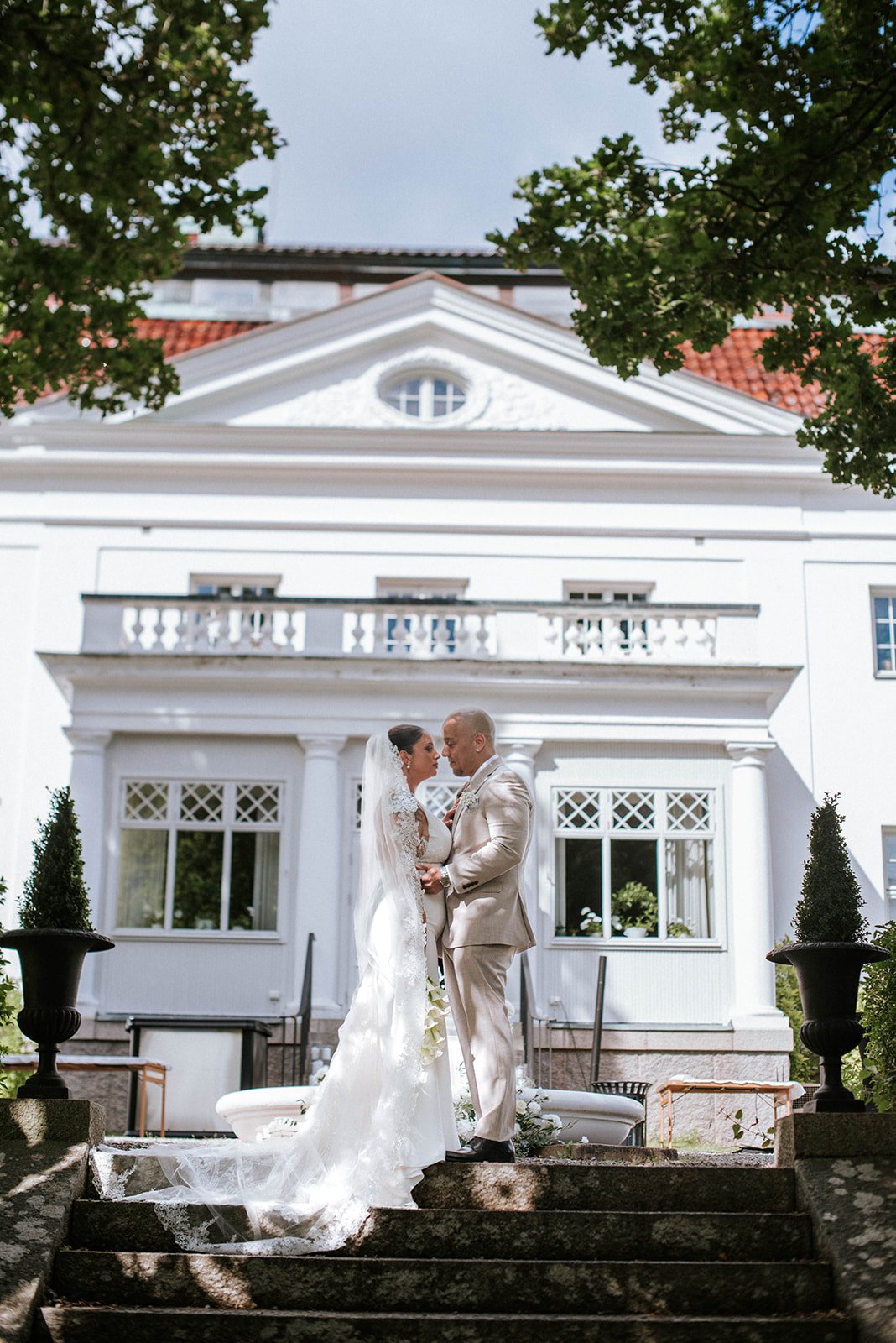 Sommarbröllop på Bergendal i Stockholm