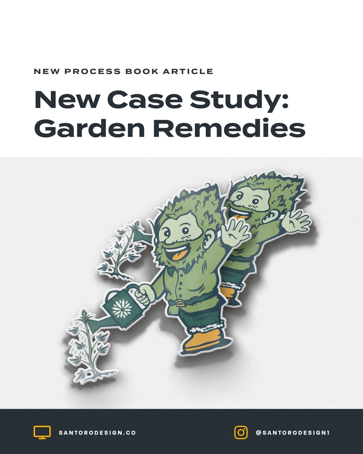 It's been a while since we've posted on the Process Book, so why not post when you have a new case study up? So with that, we've got our newest case study for clients at @gardenremedies! 
.
Since late last year, we've been working on really awesome p