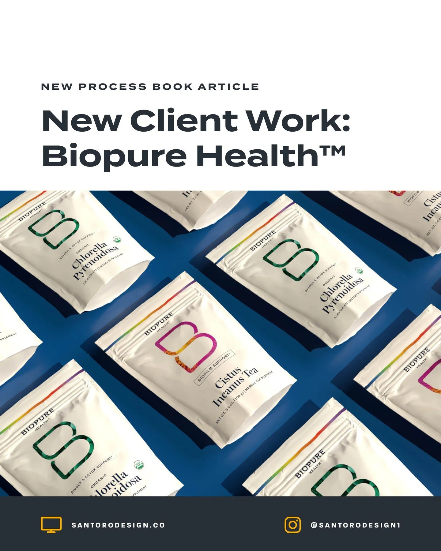 Congratulations to our clients @biopurehealth on their official brand launch! During last summer, we teamed up with @purebranding as their design partner to create the new identity and packaging systems for their reinvigorated brand strategy.
.
Speci