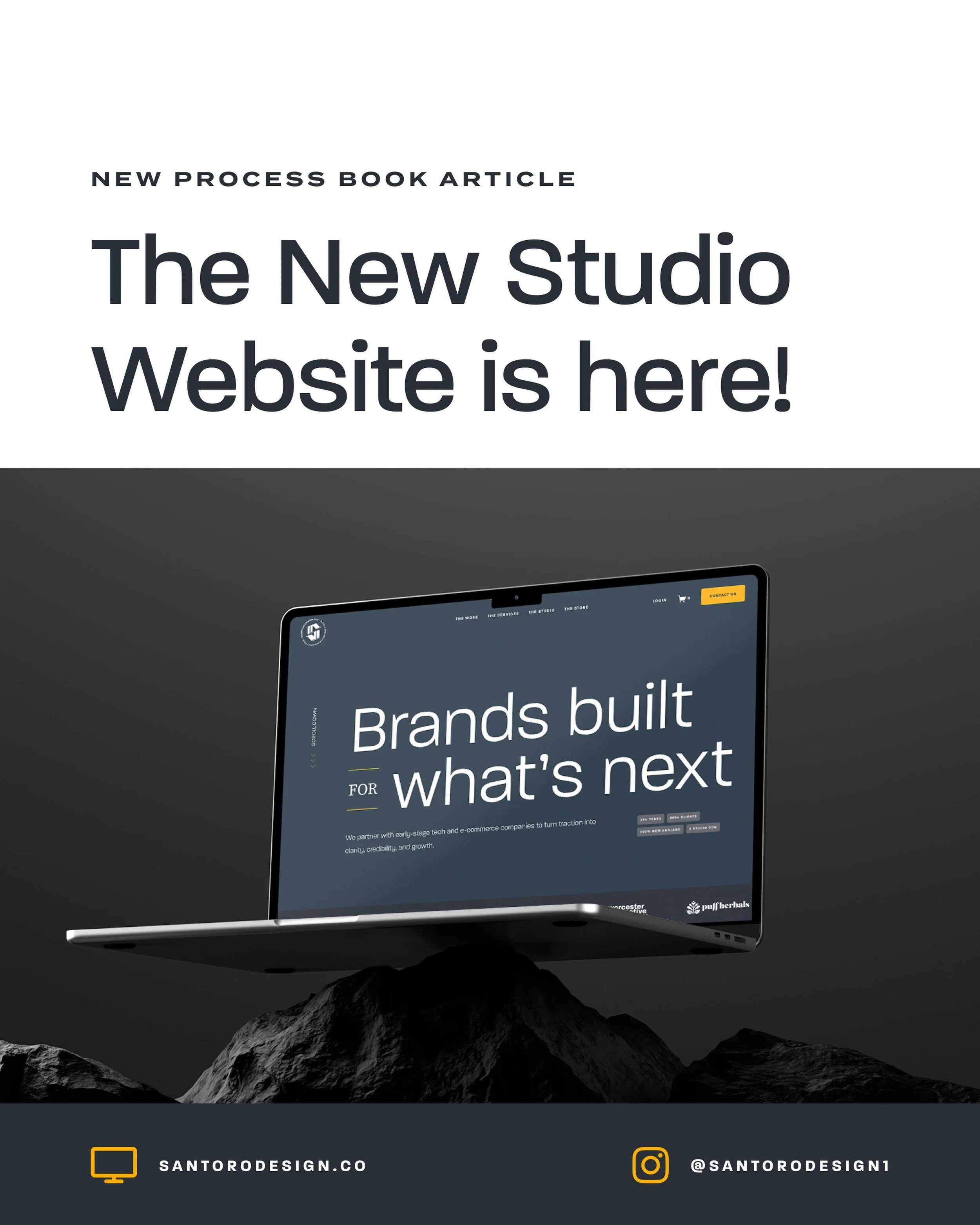 Well folks. , it&rsquo;s finally here.

After months of planning, designing, building, kicking AND screaming, the new studio website is live!

We break down what went on behind the scenes in our newest article from The Process Book. Check it out at t
