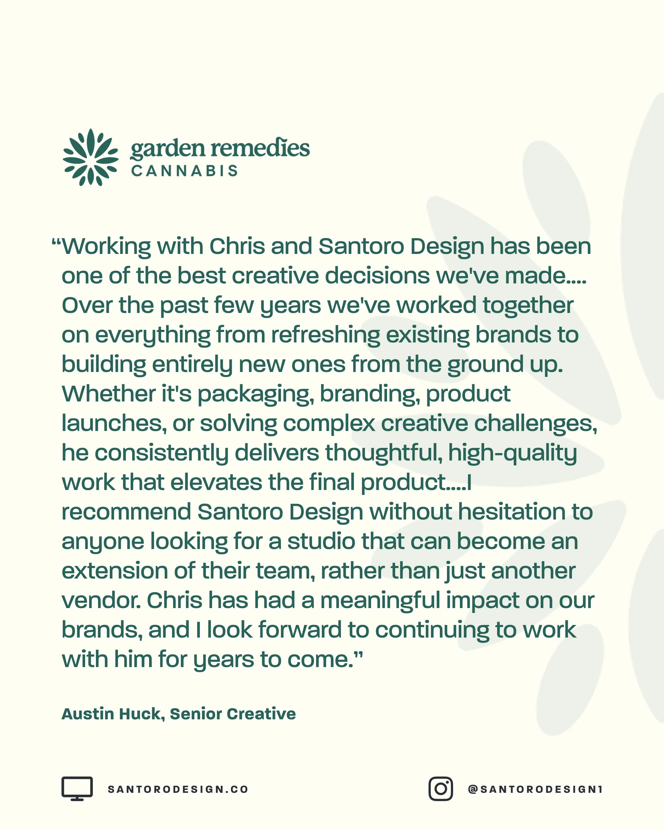 Our studio has always put a premium on relationships. Strong relationships not only make the work better, but they make it more enjoyable. That can't be anymore true when it comes to our Ongoing Design Support partnership with @gardenremedies.
.
Sinc