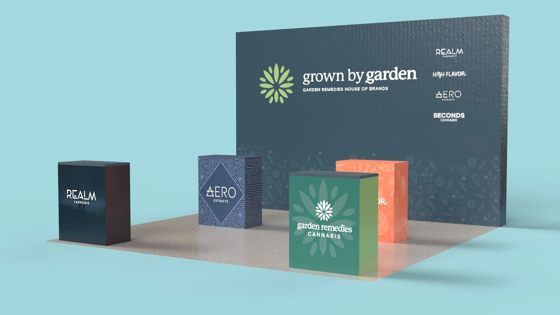 NECANN tradeshow booth for Garden Remedies